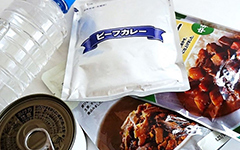 災害時の備蓄品 食事編